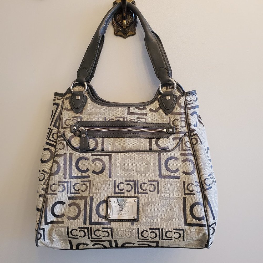 Liz Claiborne Monogram Shoulder Bag